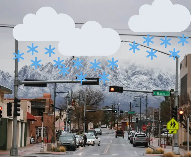 las cruces winter weather