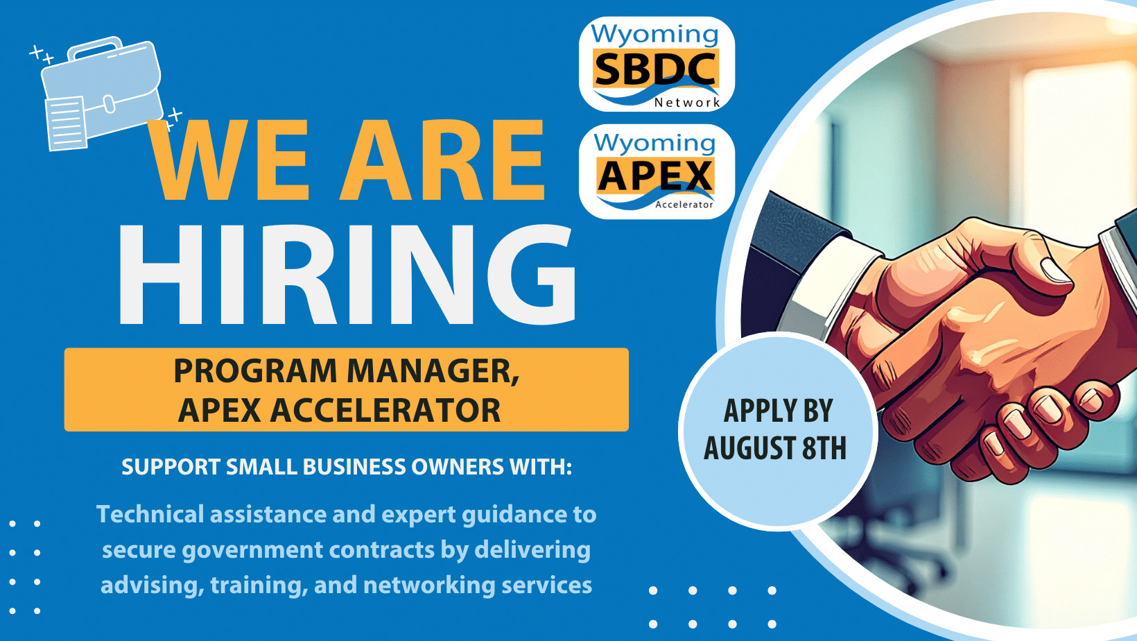 We’re Hiring! Program Manager, APEX Accelerator