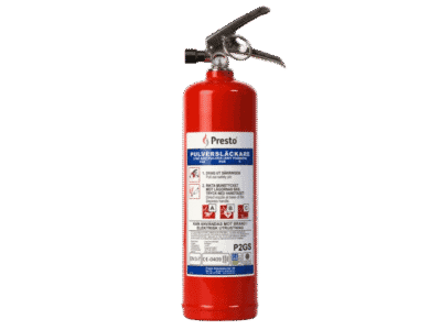 Pulverlöscher Presto inkl. Halter 2KG