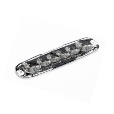 Blixtljus Låg Profil | R65 6LED Amber