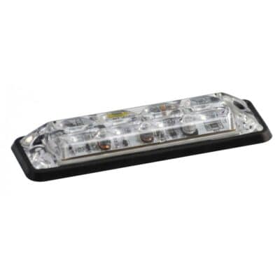 Blixtljus Super-Slim R10 4LED Vit