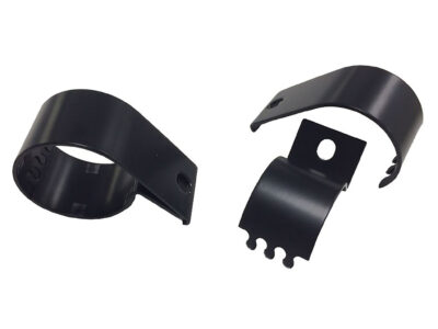 Lazer vandret rørklemme 76 mm sort, uden Lazer-logo