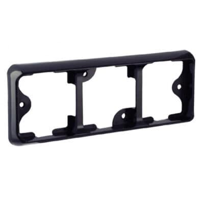 Lamperamme 3×125-serien Svart