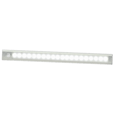 Innvendig LED-stripe 770 mm på/av sølv