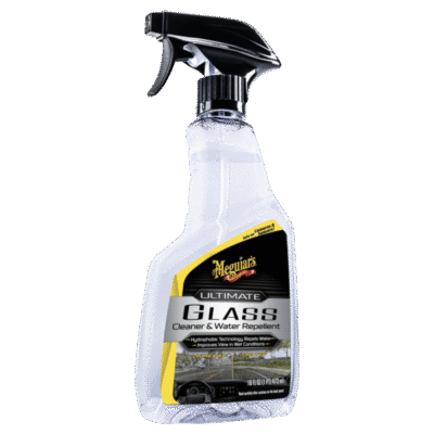 Meguiar'sin Ultimate Lasinpuhdistusaine ja Vettähylkivä