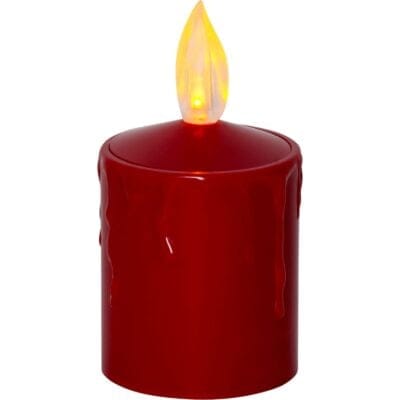 Star Trading - LED-hautavalo Paula - 11,5 cm - Punainen