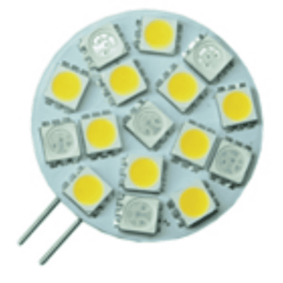 G4 12V/24V 1W/1.7W punainen/lämmin valkoinen LED
