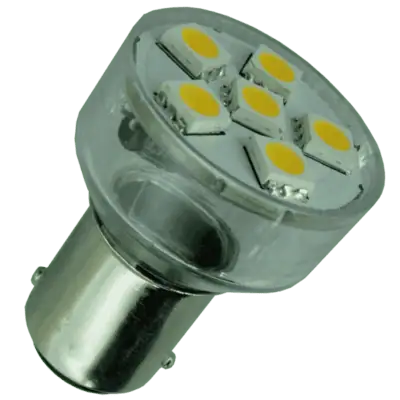 BA15s 12V/24V 1W spot LED