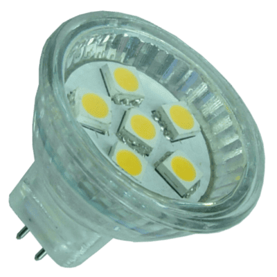 MR11 12V/24V 1W lasi-LED