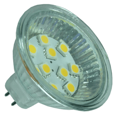MR16 12V/24V 1,5W glas-LED