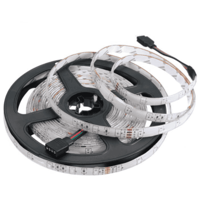 LED-strimmel (5 meter) 12W/M Rød/Grøn/Blå IP20 12V, 8mm