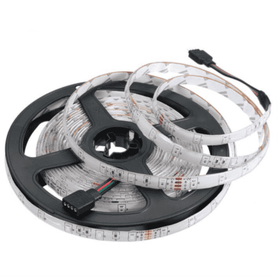 LED-stribe (5 meter) 12W/M Rød/Grøn/Blå IP65 24V, 8mm