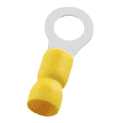 Ringkabelsko Gul 8,4 mm 5/16 6 mm² - 10 stk.