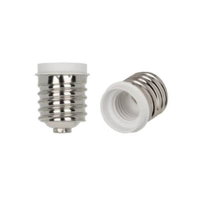 Adapteri / lampun kanta E40/E27 muovi