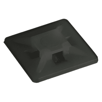 Nippusideankkuri 4,6 mm musta polyamidi - 10 kpl