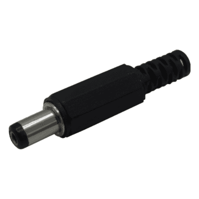 DC-stik han 2,1 x 5,5 mm