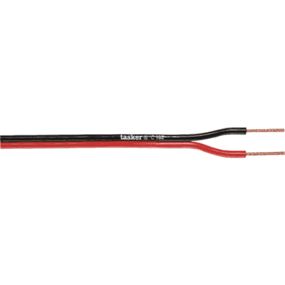 kabel 2x 0,75mm² uskærmet pr. meter