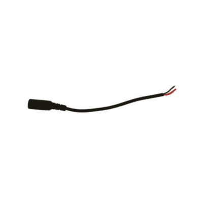 DC hunstik med 15 cm kabel 12V/24V