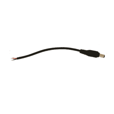 DC-hanstik med 15 cm kabel 12V/24V