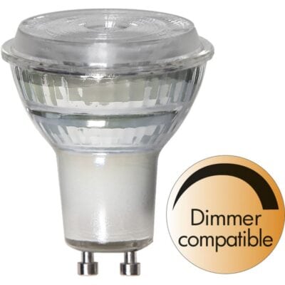 LED-lamppu GU10 MR16 kohdevalo lasi