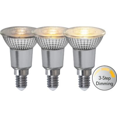 LED-lamppu E14 PAR16 kohdevalo lasi 3-vaiheinen