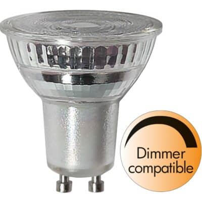 LED-lamppu GU10 MR16 kohdevalo lasi