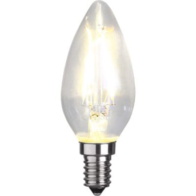 LED-pære E14 C35 Klar - 2,0w - 2700K
