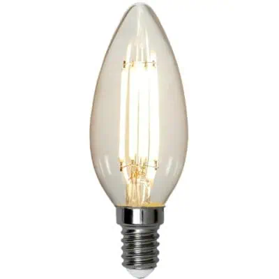 LED-pære E14 C35 Klar - 5,9w - 3000K