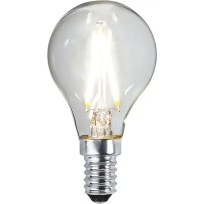 LED-lampe E14 P45 Klar - 2,3w - 4000K