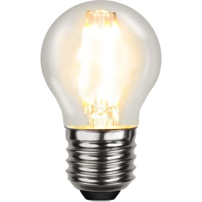 LED-lamp E27 G45 transparant - 4,0 W - 2700K