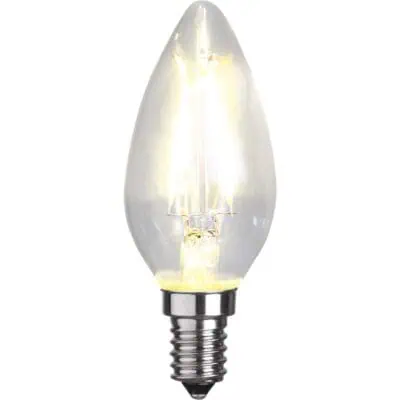 LED-pære E14 C35 Klar - 1,5w - 2700K