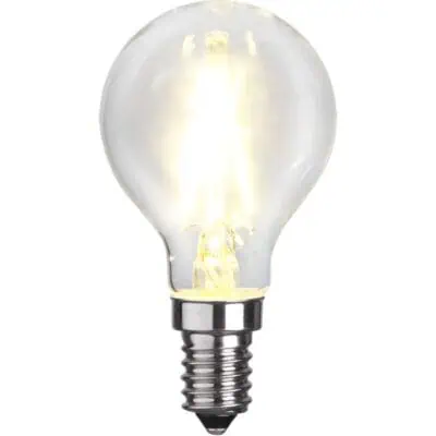 LED-lampe E14 P45 Klar - 1,5w - 2700K
