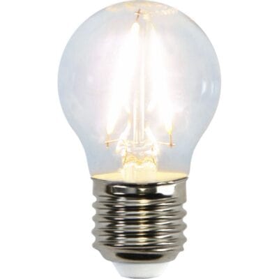 LED-lamp E27 G45 transparant - 1,5W - 2700K