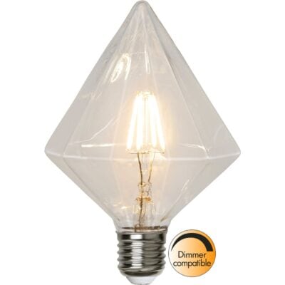LED-lamp E27 transparant - 3,2 W - 2700 K - dimbaar