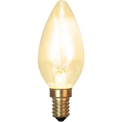 LED-pære E14 C35 myk glød - 1,5w - 2100K