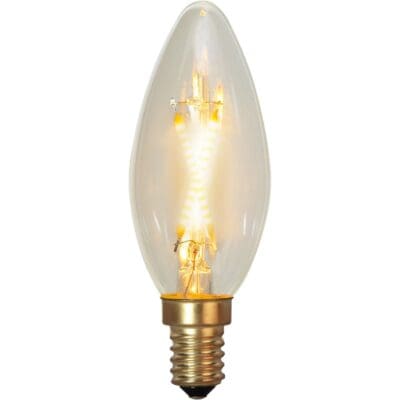 LED-pære E14 C35 Myk glød - 0,5w - 2100K