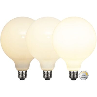 LED-lamp E27 G125 ondoorzichtige gloeidraad RA90 3-staps - 7,5 W - 2700 K - 3-staps dimbaar