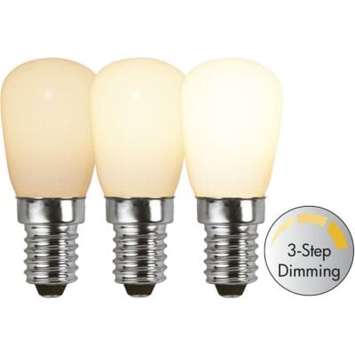 LED-lamppu E14 ST26 läpinäkymätön filamentti RA90 3-vaiheinen - 2,0 W - 2700 K - 3-vaihehimmennys