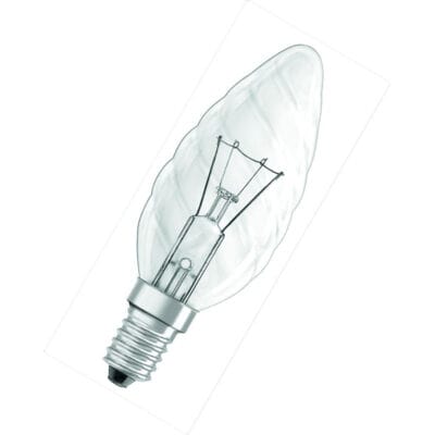 OSRAM PÆRE LYKRONE KLAR 11W E14 DREIDET