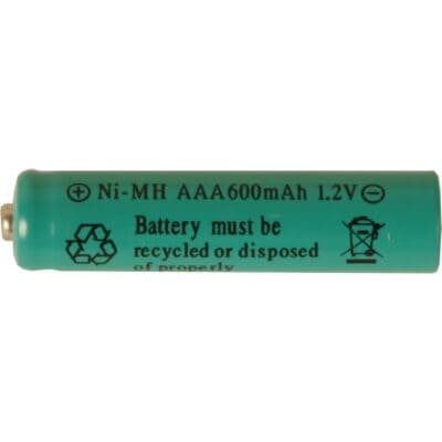 Star Trading - Aurinkokennovalaistus - Ladattava akku AAA 1.2V 600mAh Ni-MH - Vihreä