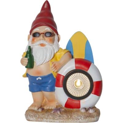 Star Trading - Solar cell lighting - Solar cell decoration Gnomy - Multi - 23cm