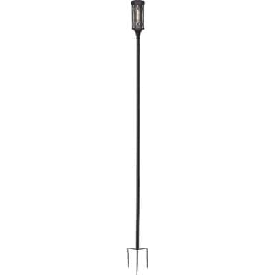 Star Trading - Solar lighting - Solar bollard Folke - Brown - 180cm
