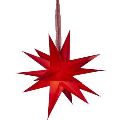 Paperitähti Joulukuu Punainen 45cm