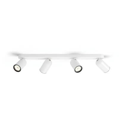 Philips - PONGEE tanko/putki valkoinen 4xNW 230V