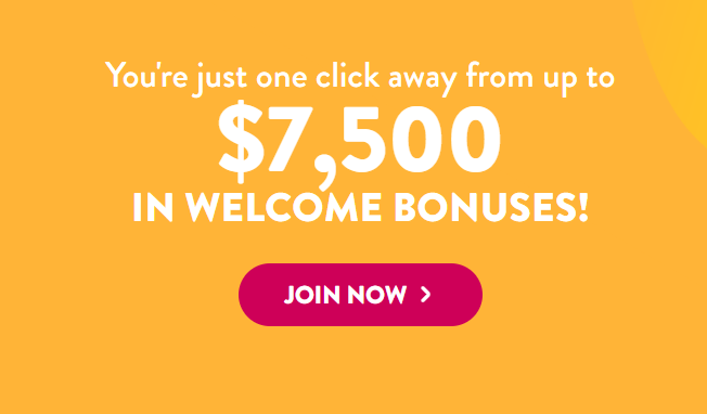 Slots.lv $7500 Crypto New Customer Bonus