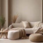 Idée déco salon beige : nos inspirations épurées pour un intérieur chic