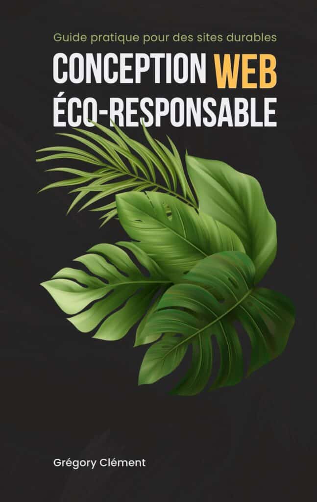 Couverture du livre conception web éco-responsable