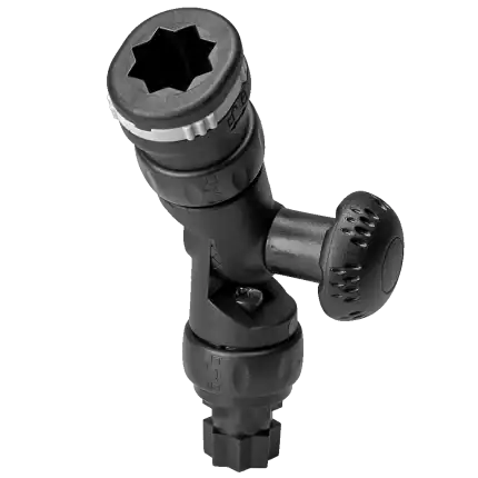 RailBlaza R-Lock adjustable extender for boat accessories and mounting solutions.