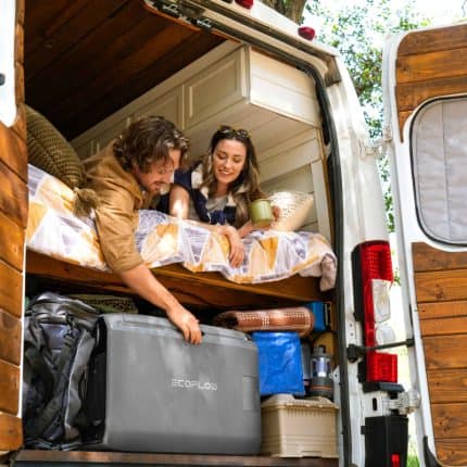 Ecoflow Glacier Classic 55L Set – Cooler and Freezer Box with 298 Wh Plug-In Bat