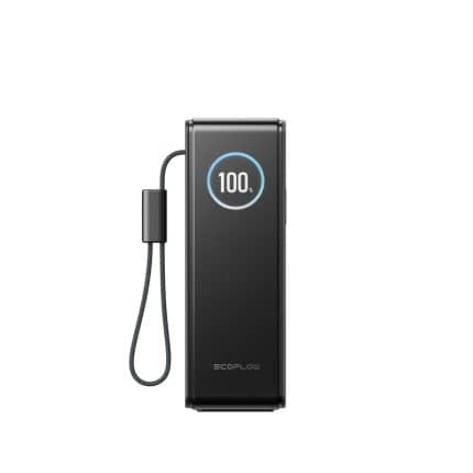 Ecoflow Rapid 25K with integrated cable, black featured image